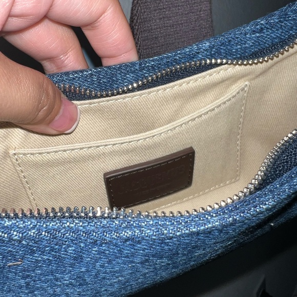 JACQUEMUS Indigo Le Raphia 'Le Bisou Gros Grain' Bag - Picture 8 of 16